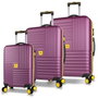 Zoozie Bags Juego de Maletas de 3 Piezas Damson